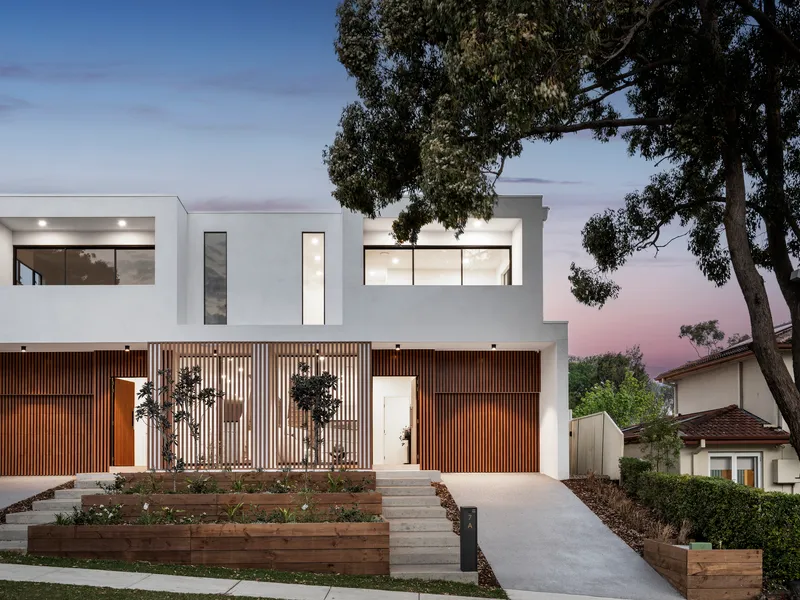 Modern duplex redefines luxury living