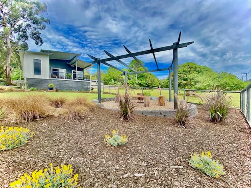 Industrial Chic Island Home with Water Views.
