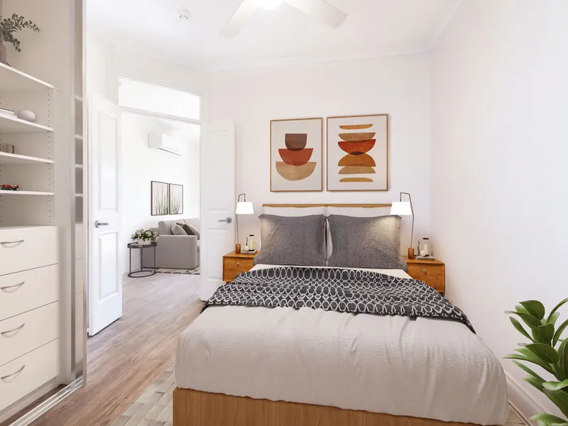 Spacious and light filled serviced apartment