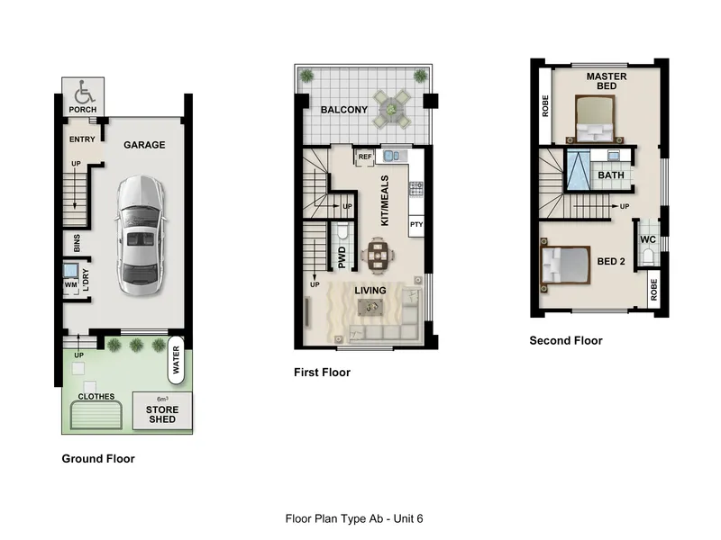 Luxurious contemporary design townhouses