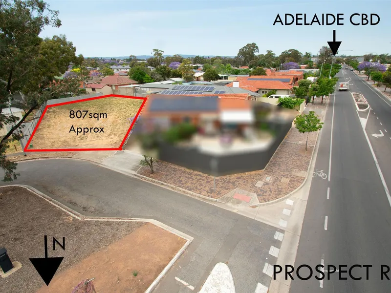 CREATE YOUR DREAM HOME! SUPERBLY POSITIONED VACANT PARCEL OF LAND (807 SQM APPROX.), LOCATED WITHIN 10 KMS OF THE CDB.