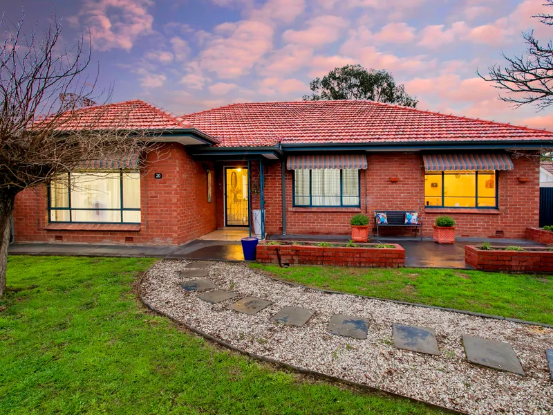 Secure, Solid Brick Home on Generous Traditional Block