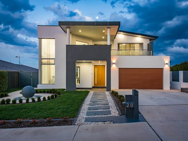 Stylish, luxury living with Mount Stromlo views