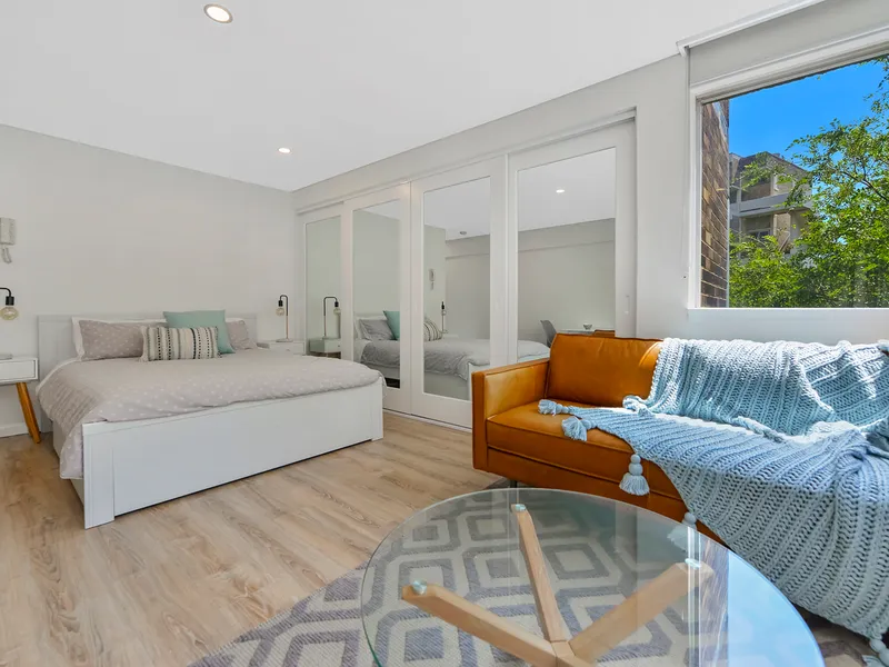 Light Filled Studio with Lock up Garage | Offered Furnished OR Unfurnished
