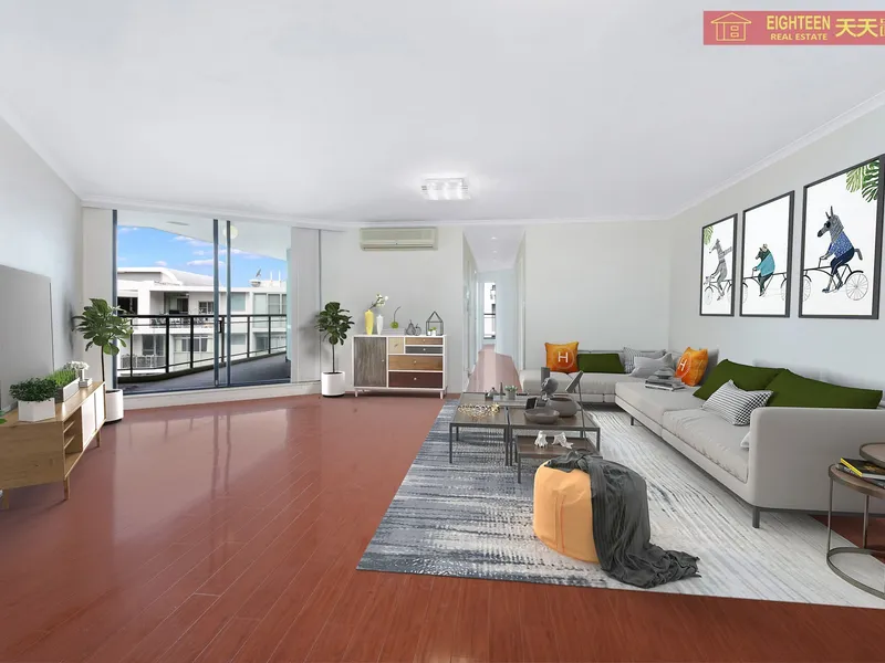 Absolute convenience, north & east facing with excellent city view & effortless security living