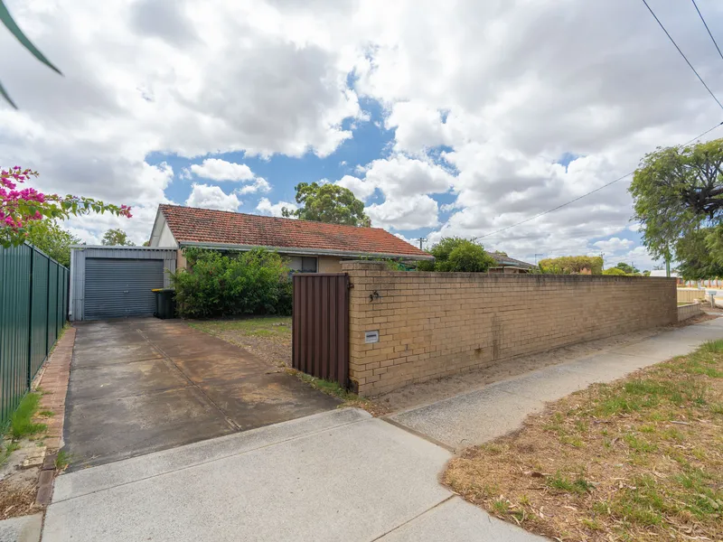 Just Listed! Solid 3 Bed Home on Development Potential Block