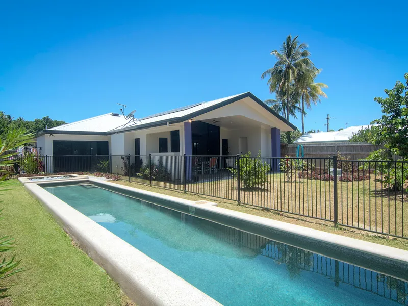 PRIVATE WONGA BEACH HOME WITH LEAFY OCEAN VISTAS AND 25 METRE LAP POOL