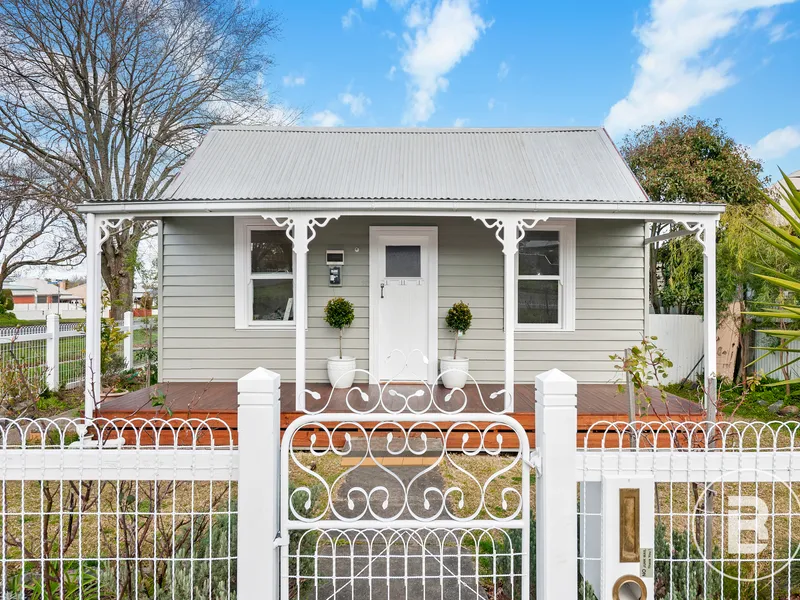 UPDATED MINERS COTTAGE WITH PLANS FOR EXTENSION.