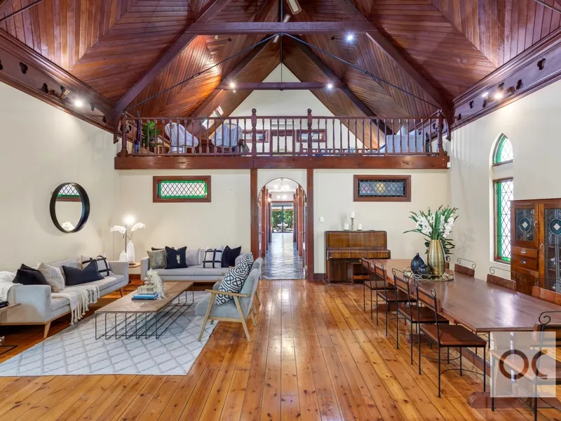 CHURCH AND HISTORICAL TREASURE; TRANSFORMED FOR THE MODERN DAY