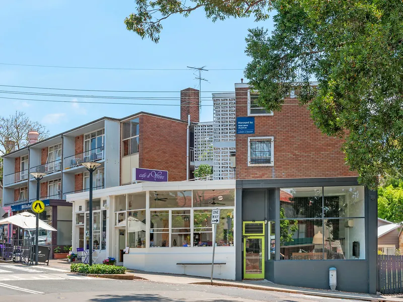 Close to shops and transport