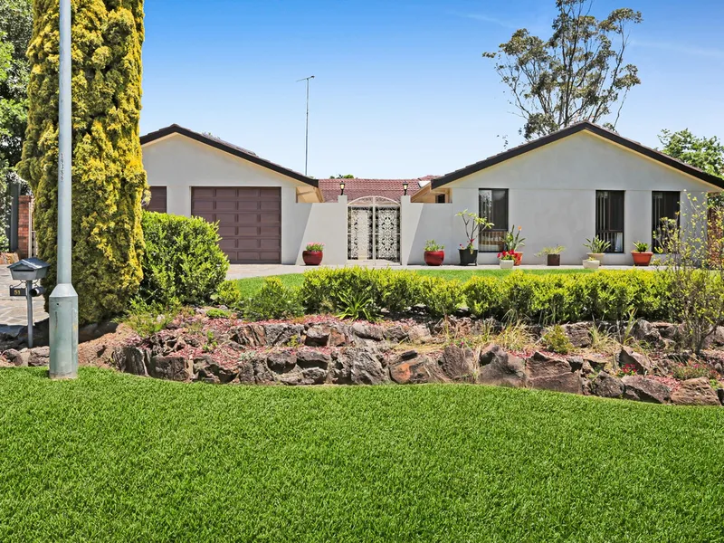 Elegant family home offering private and peaceful living