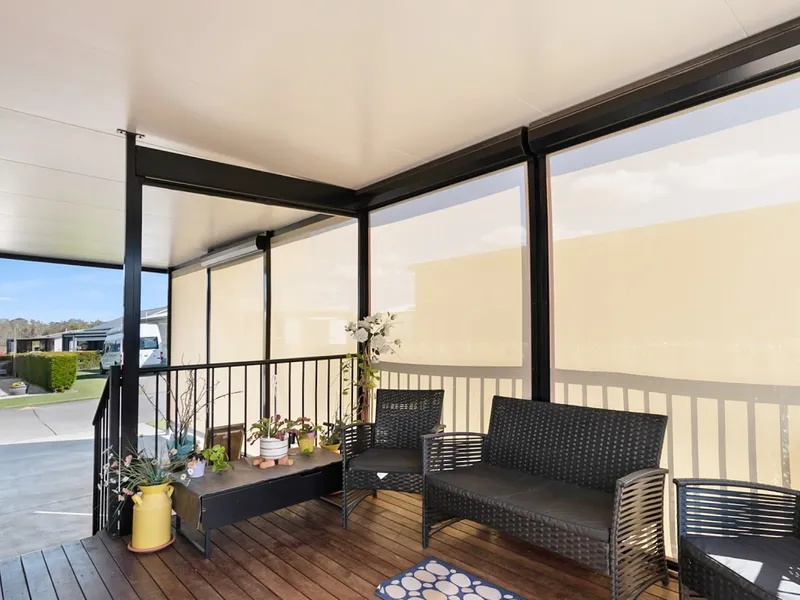 Perfect, central 3 bedroom, 2 bathroom home in award winning R V village.