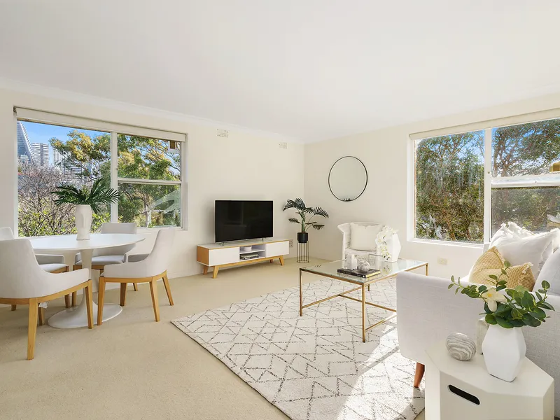 Spacious top floor apartment provides ultimate convenience and comfort