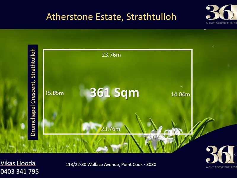 An Opportunity to built your Dream Home in Atherstone Estate !!!