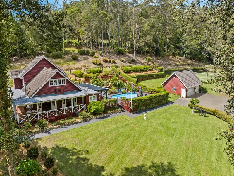 ‘Dumela’ - Serene Country Living on 25 Acres Complete w/ Pool, Tennis Court & Stables