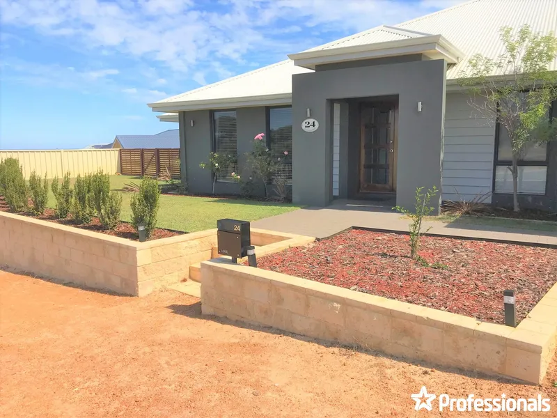 Beautiful home with ocean glimpses