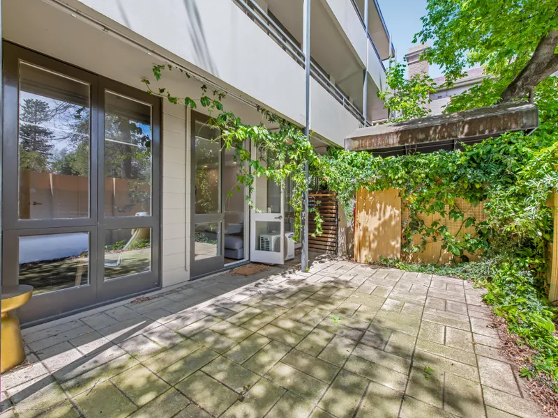 Prime location with an exclusive north facing courtyard