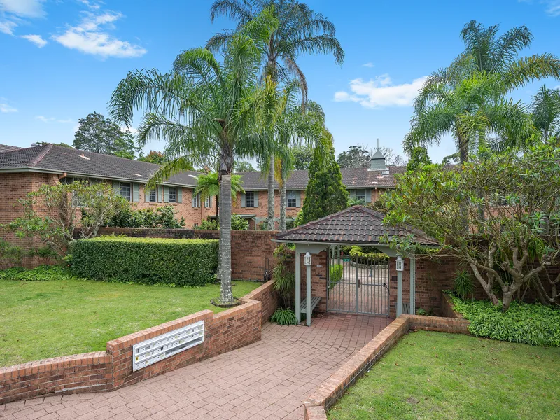 Internally refurbished. Generous 3 bedroom apartment. A rare find in one of Lindfield's secure landmark buildings