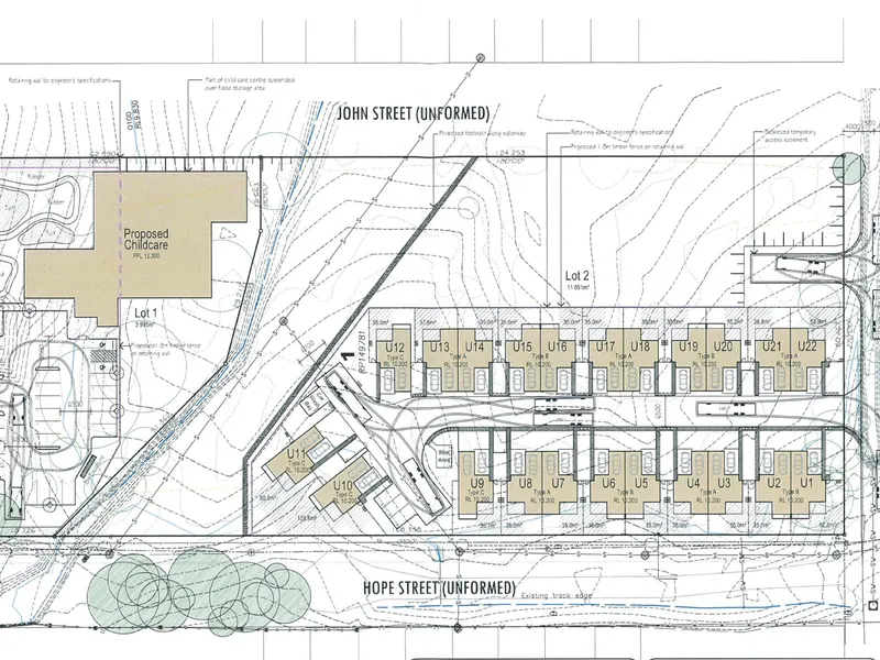 1.5 HA land — DA for Childcare + 22 Townhouse!