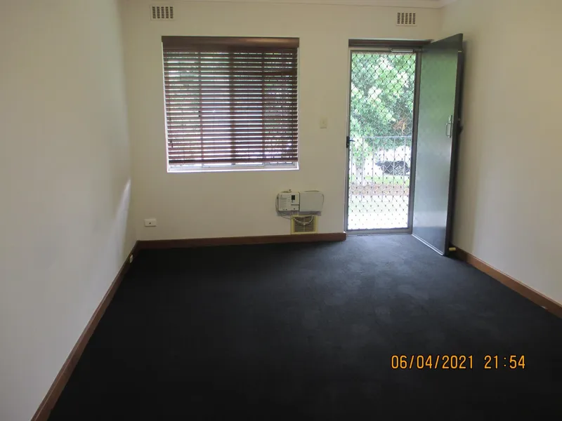 ONE BEDROOM UNIT IN SMALL COMPLEX