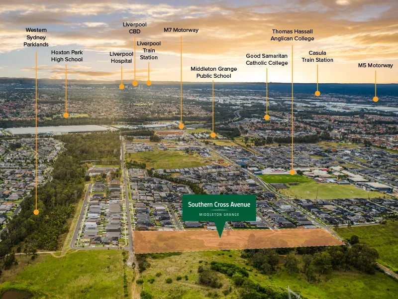 Limited selection of generously sized land now selling!