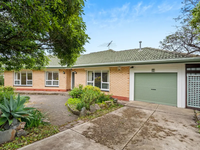 Solid brick home on big corner block