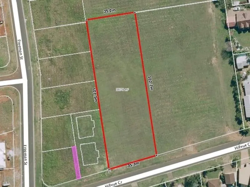 NOW $360K - RARE 3679m2 OF RESIDENTAIL LAND