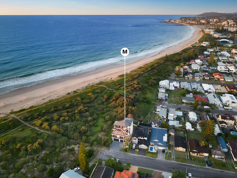 Superb year-round entertaining with ocean backdrop