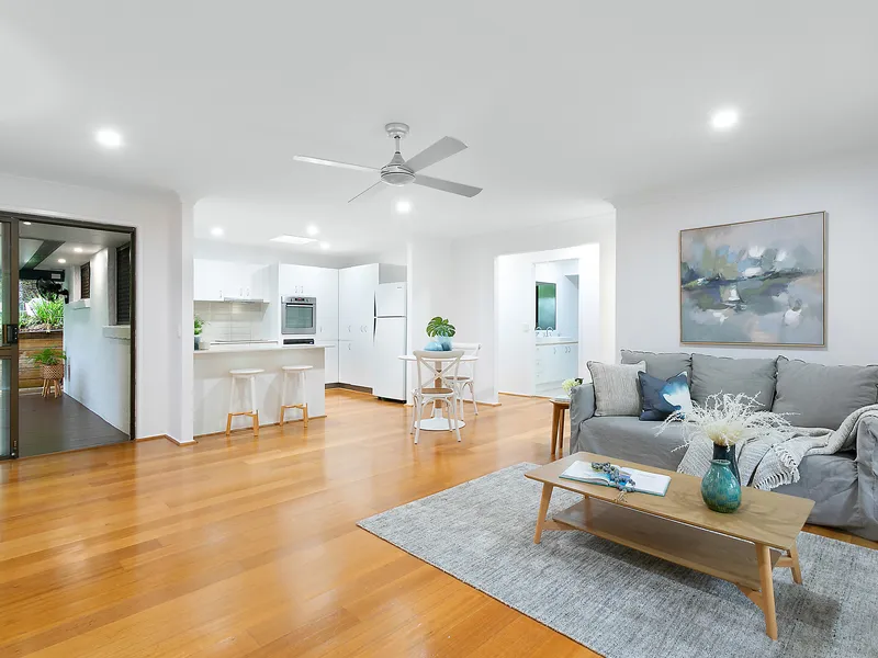 Carefree family living in leafy Elanora cul-de-sac