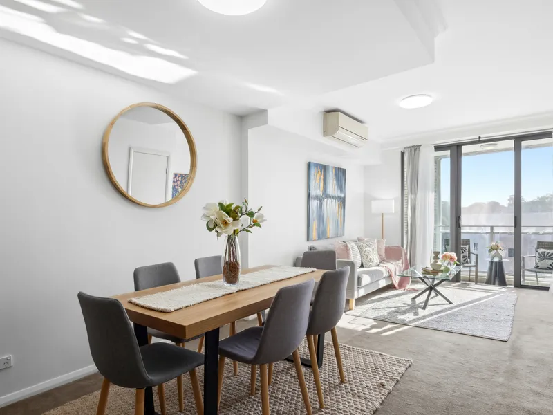 Oversized Split-Level Apartment with City Views