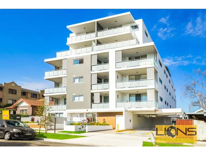 Near New with 2 registered car spaces plus storage !!