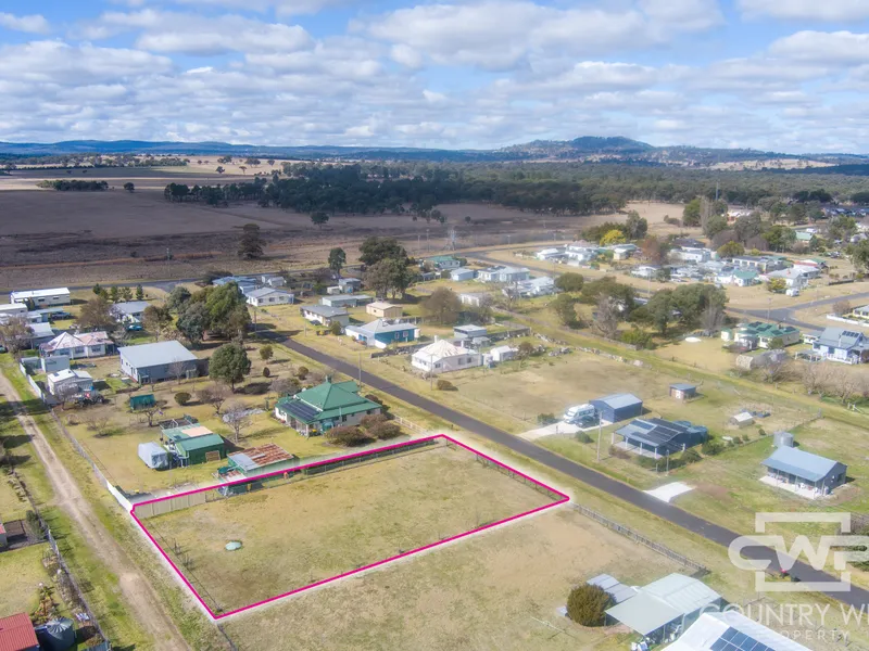 Prime block of land in beautiful quiet village
