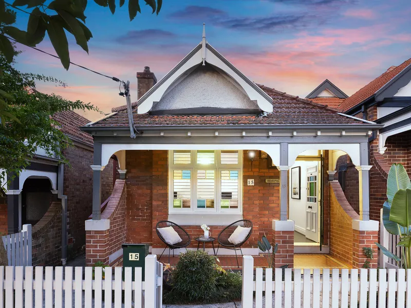 Enticing character home in a tree lined cul-de-sac