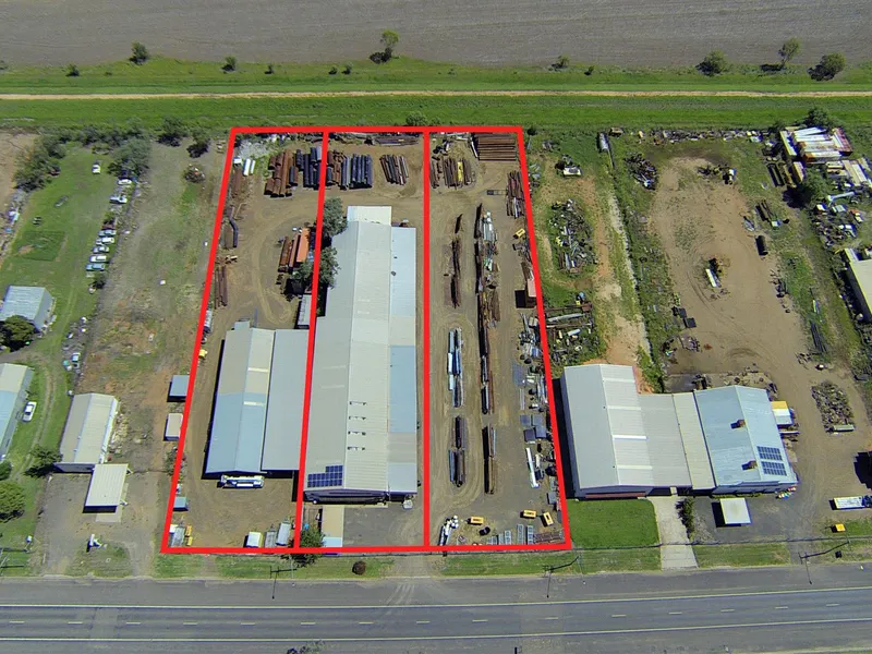 Two Large Commercial Sheds on Separate Freehold Titles