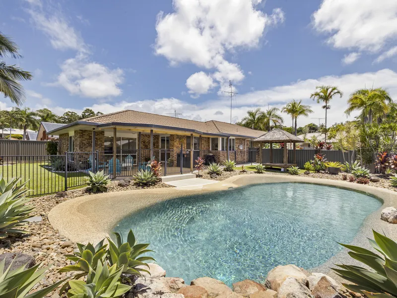 Laid-back family living on a large block with a pool