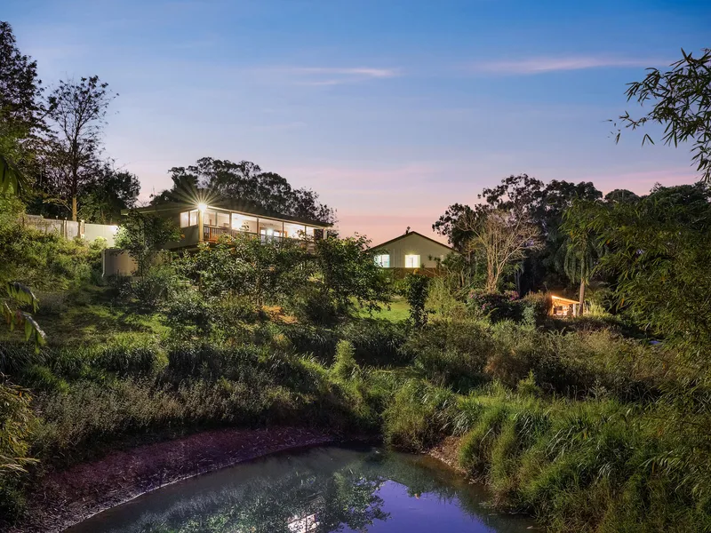 Sustainable Lifestyle on 2 Acres with Dual Living, The Hinterland Dream Property