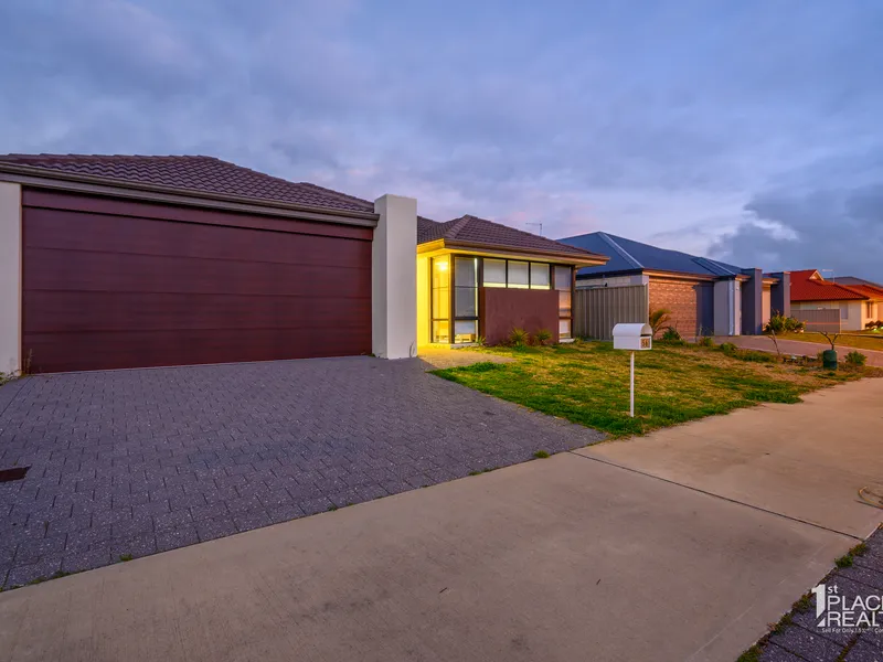 Beautiful 4 bedroom, 2 bathroom family home tucked away in the popular Vista Estate in coastal Karnup.
