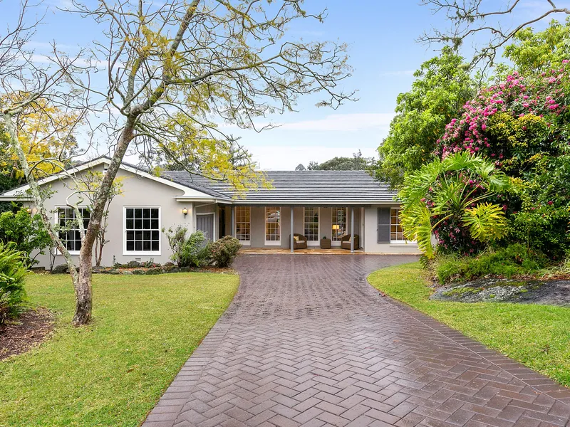Impeccably kept full brick home exudes traditional elegance in East Wahroonga