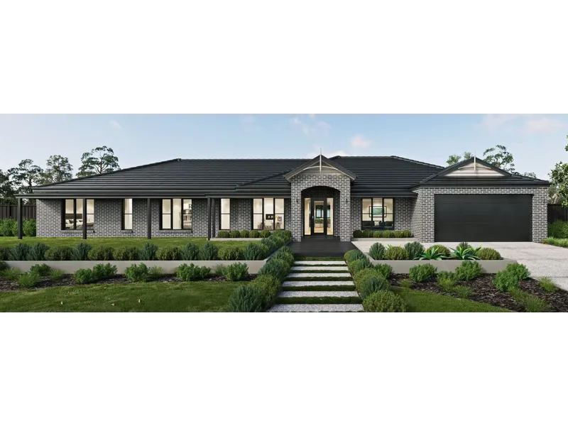 Metricon County Living Mapleton Home with a Colonial Facade