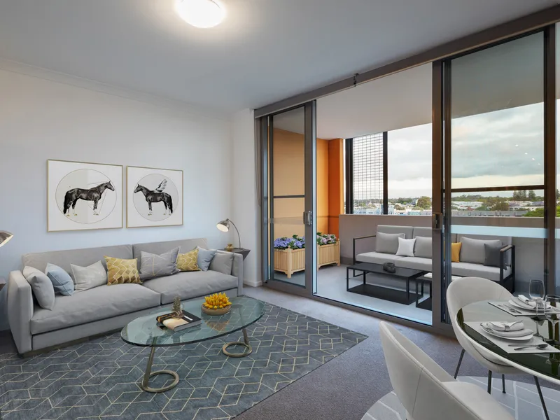 Subiaco top floor apartment with large balcony.