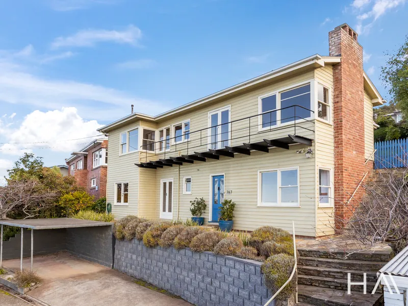 Spacious home with water views