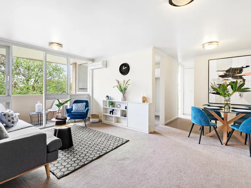 Spacious Sun-lit Living, Private Leafy Views