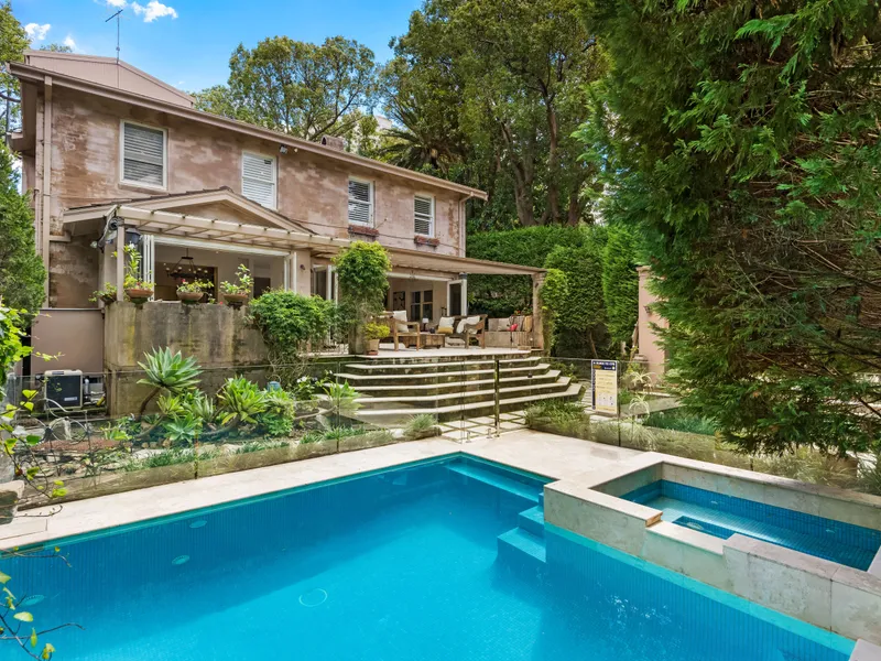 “Made for Entertaining” Blissfully private Harbourside Family Home. Effortless Indoor/Outdoor Entertaining, Sundrenched Gardens & Pool.