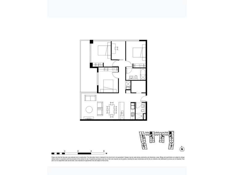 Great City View! Brand New Three Bedroom plus 2 Study room For Lease
