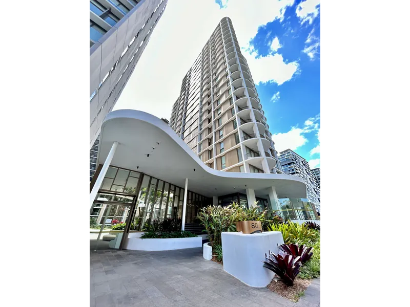 Perfectly located 19th Floor 1 Bedroom + Media Apartment