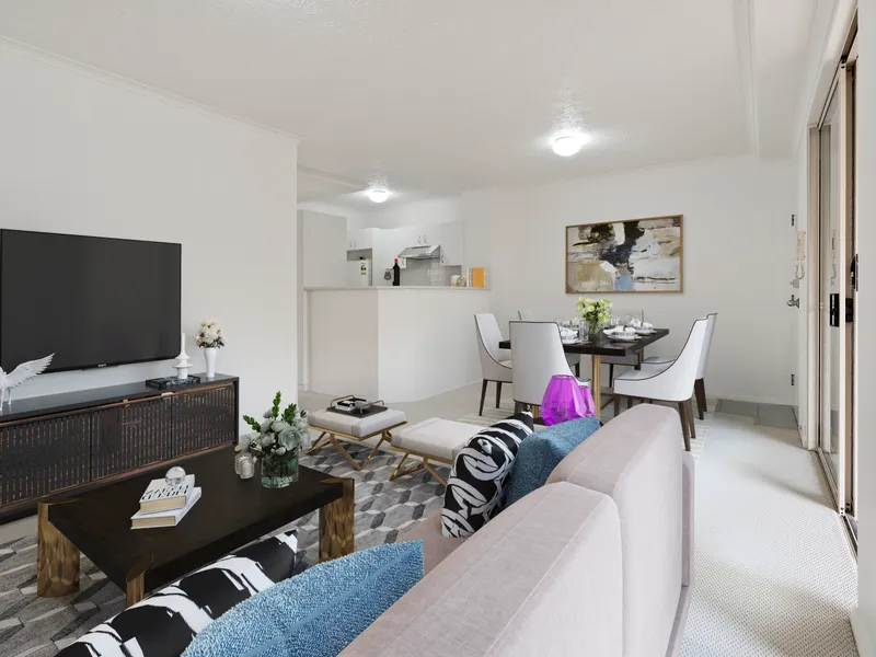 Apartment with two large outdoor areas!