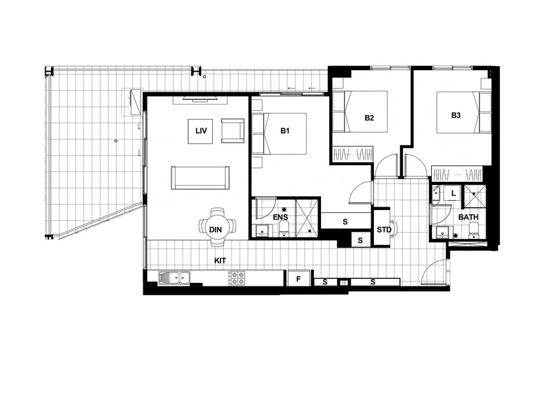 High Level Brand New 3 Bedroom For Sale