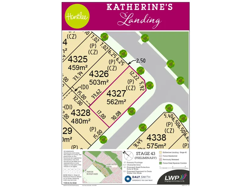 Huntlee lot of the Month - 4327 - 28 Lancaster Vista North Rothbury