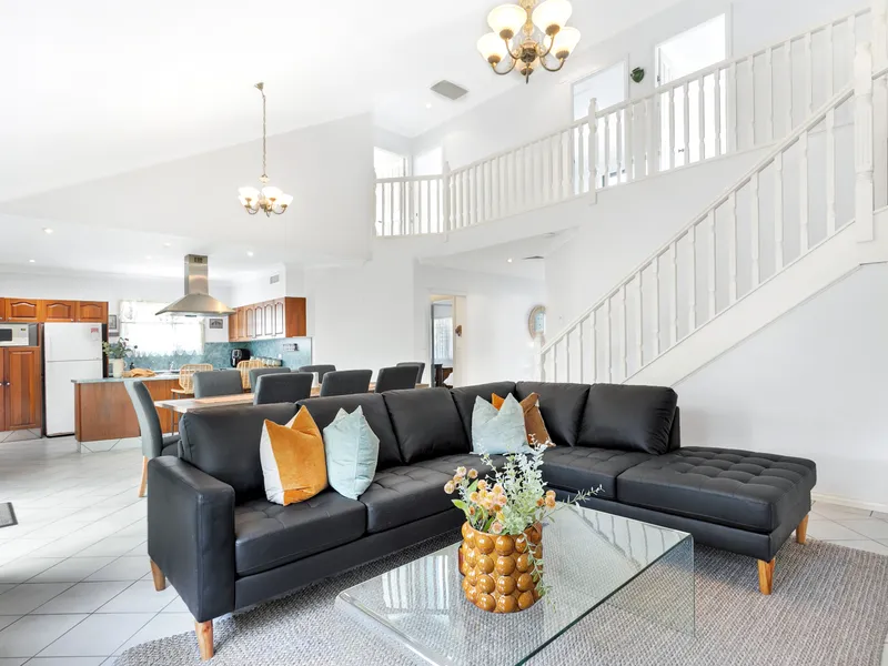 Expansive four bedroom home only a short walk to Shoal Bay beach