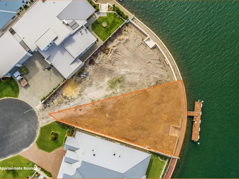 The Finest North Facing Canal Block with Jetty